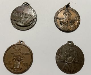 Lotto 4 Medaglie Alpini Adunate 54-64-65-66