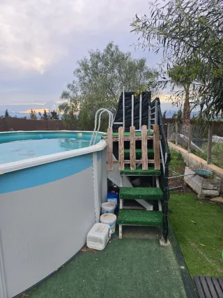 Piscina desmontable metal/plástico