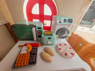 Casa infantil,jardín, exterior para niños