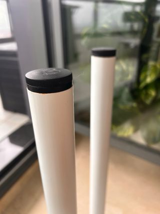 Tavolo da scrivania in bambù e legno