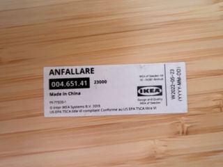 Tavolo da scrivania in bambù e legno