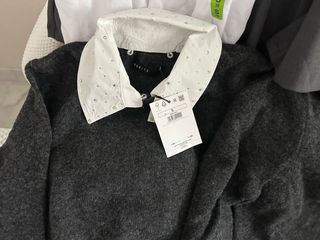 Conjunto Ropa Mujer Gris y Blanca