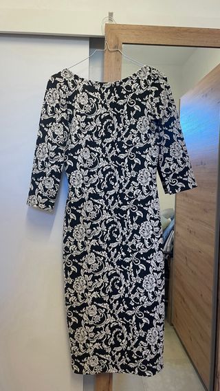Vestido elegante estampado floral