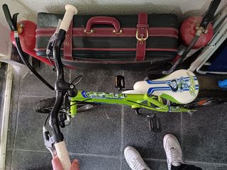 Bicicleta infantil verde