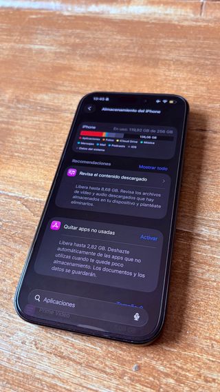 iPhone 15 Pro 256GB Negro Impecable