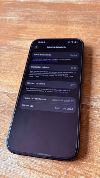 iPhone 15 Pro 256GB Negro Impecable