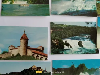 3 packs postales: Suiza, Loira y Costa Amor (lote4