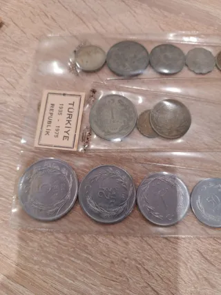 Lote monedas Turquía 1935-1975