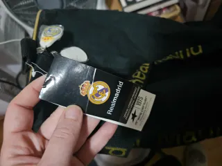 Mochila Real Madrid Negra y Dorada