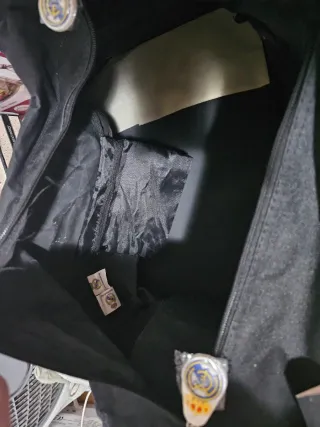 Mochila Real Madrid Negra y Dorada