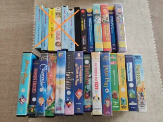Lotto 39 Vhs Videocassette Originali Disney, Film