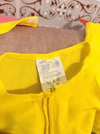 Disfraz de pollito amarillo talla 5 a 6