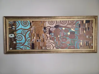 Cuadro El Beso Gustav Klimt