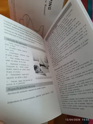 Masajeador de raspado eléctrico