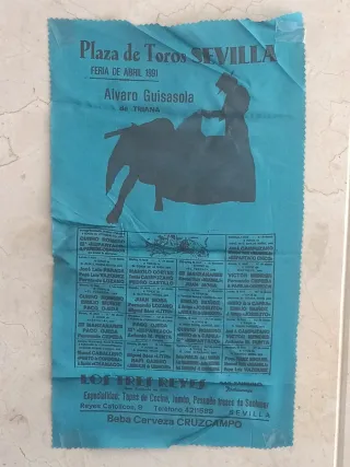 Carteles de Toros en Sevilla Feria Abril 1985