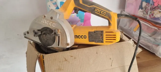 INGCO Rozadora De Muros 1500W - Corte Rápido En Paredes Y Cemento - Herramienta Eléctrica Profesional Para Instalaciones