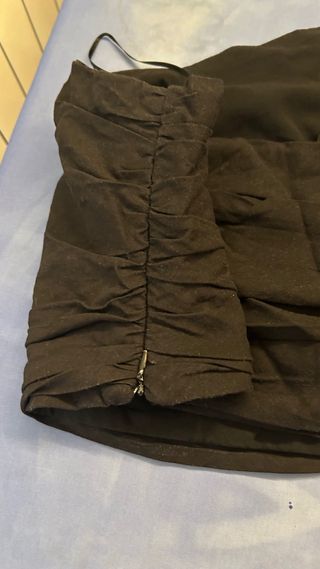 Top Zara Negro Asimétrico