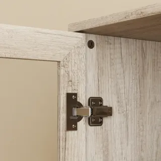 Alacena Cocina 4 Puertas Madera y Cristal