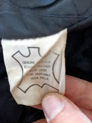 Biker cruzada heavy rock cuero auténtico L Medidas