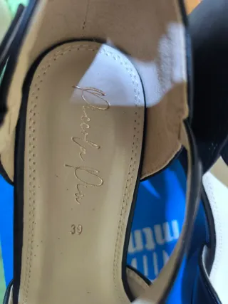 Zapatos de plataforma negros T.39