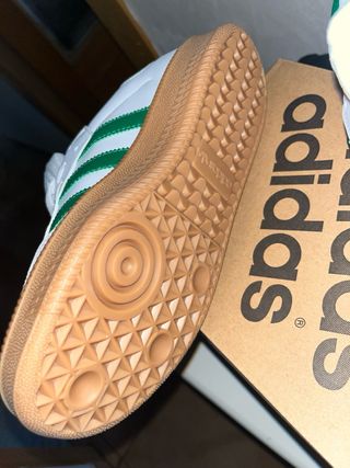 Adidas Samba XLG Blancas y Verdes