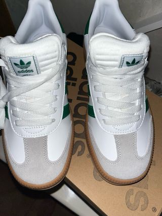 Adidas Samba XLG Blancas y Verdes