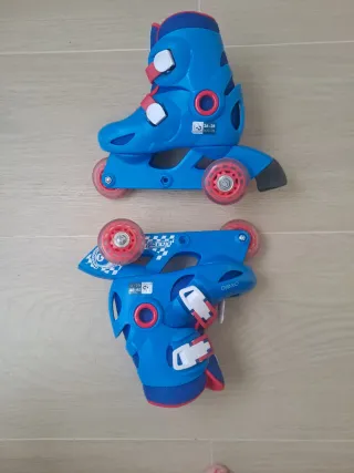 Patines talla 26-28  ajustables para niños
