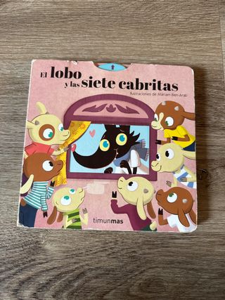 El lobo y las siete cabritas. Cuento con mecani...