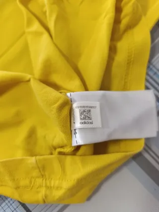 Camiseta Adidas Amarilla Logo Trefoil