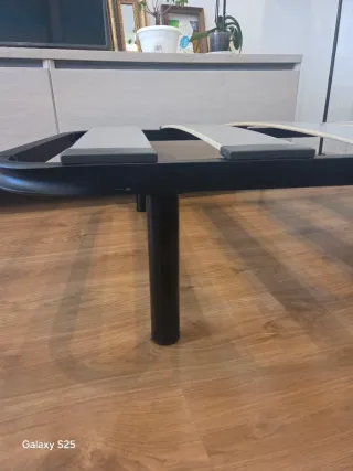 Somier de madera y metal con patas enroscable