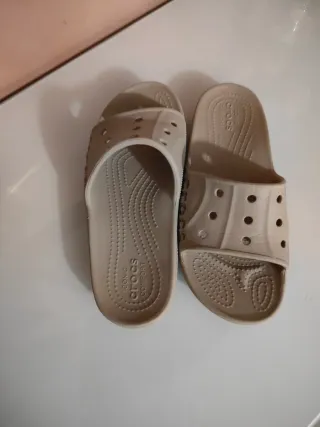 Ciabatte Crocs Beige Donna Tg 37.5