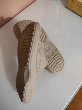 Ciabatte Crocs Beige Donna Tg 37.5