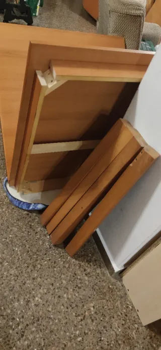 Mesa comedor extensible de madera