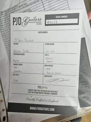 Guitarra Eléctrica PJD St. John P90