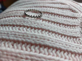 Anillo Pandora Corazones Plata