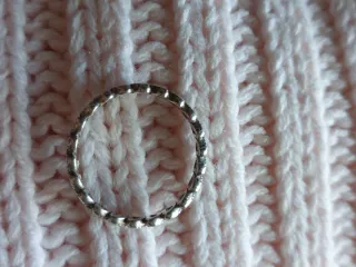 Anillo Pandora Corazones Plata