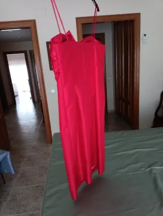 Vestido fiesta rosa con torera