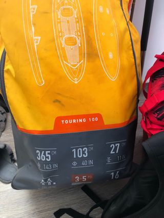 Kayak hinchable Touring 100 + accesorios