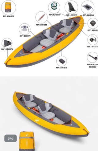 Kayak hinchable Touring 100 + accesorios