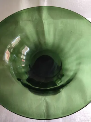 Frutero de cristal verde SIA