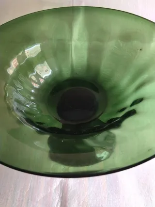 Frutero de cristal verde SIA