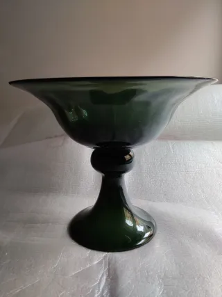 Frutero de cristal verde SIA