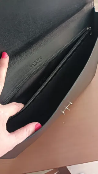 Cartera Loewe Negra Piel