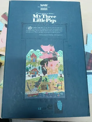 Puzzle grande. Tres Cerditos Londji 36 piezas