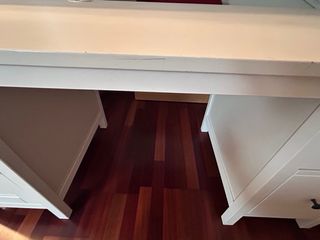 Escritorio Hemnes Ikea blanco total.