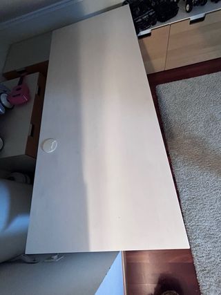Escritorio Hemnes Ikea blanco total.