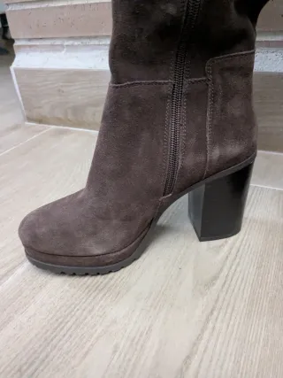 Botas altas de ante mujer