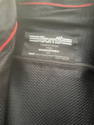 Chaqueta Moto Mujer Negra y Rosa