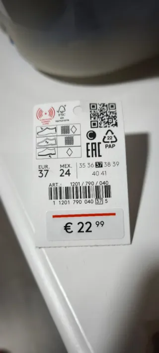 Zapatillas Lefties Negras Talla 37