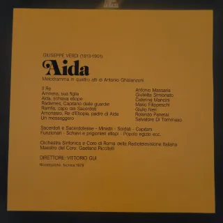 Lote Vinilos Ópera Giuseppe Verdi, Giordano, Rossi
